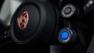 Porsche Taycan E-Shift button