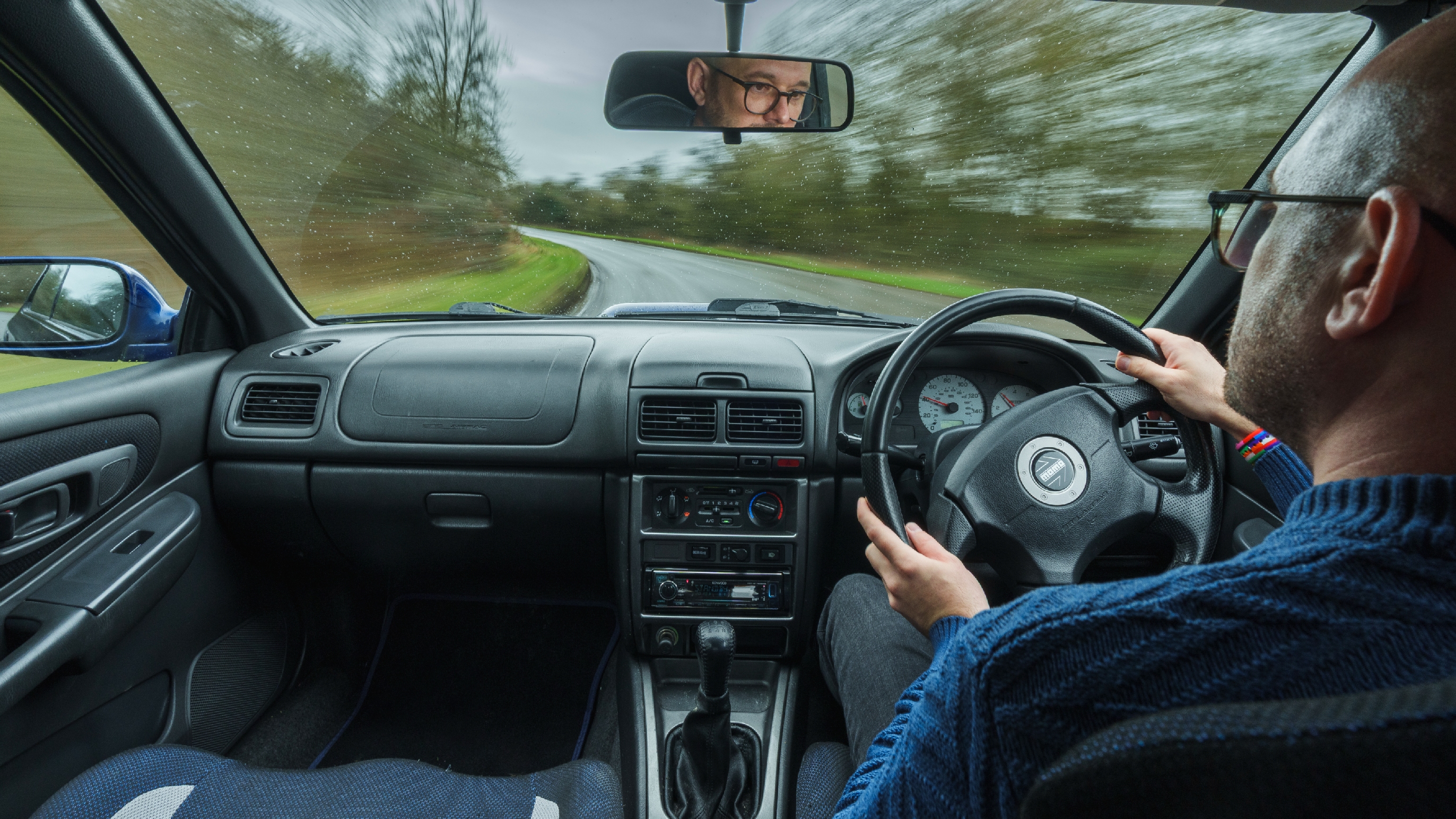 Subaru Impreza Turbo interior driving