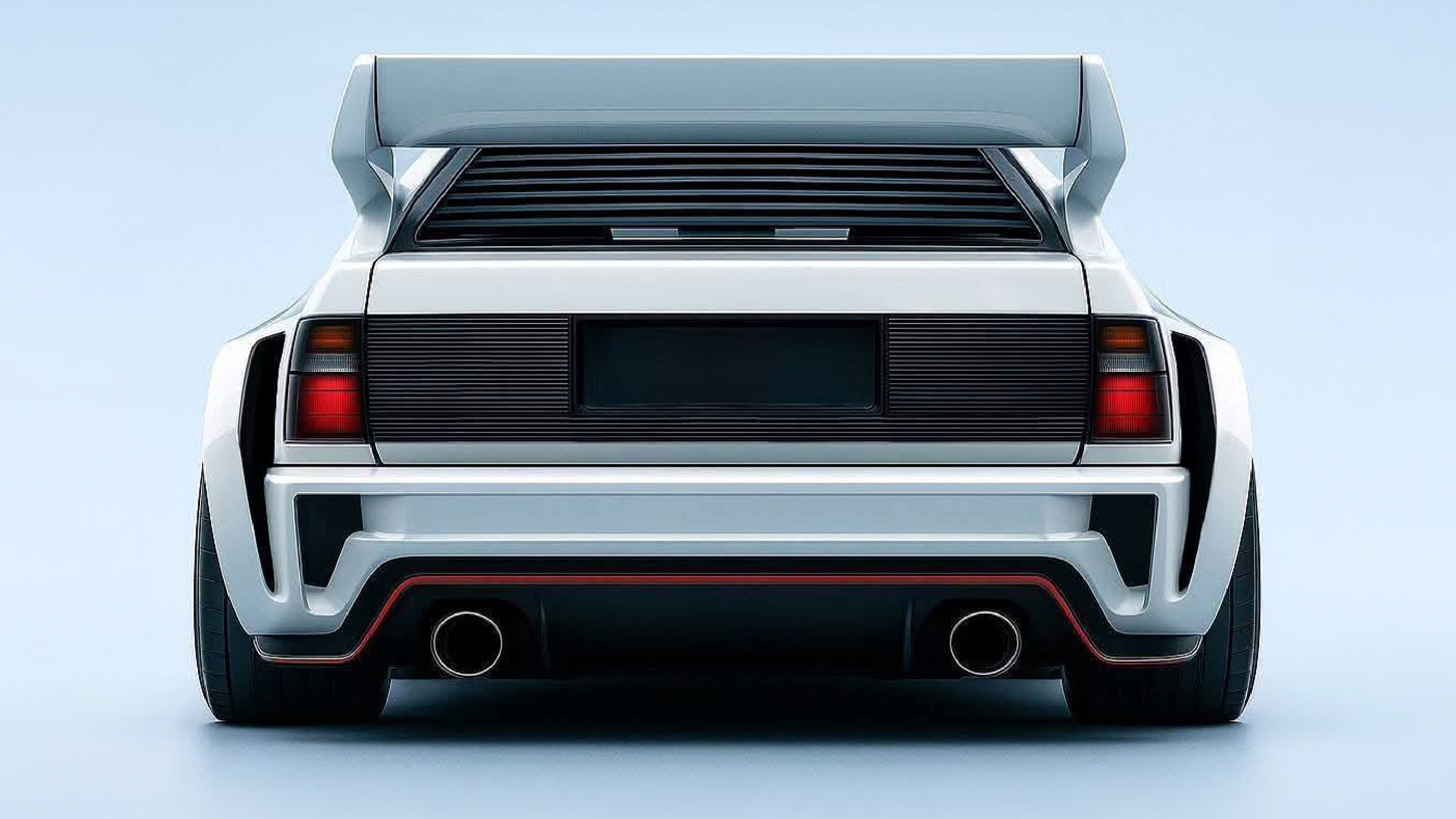 Audacious IV Audi Quattro restomod rear
