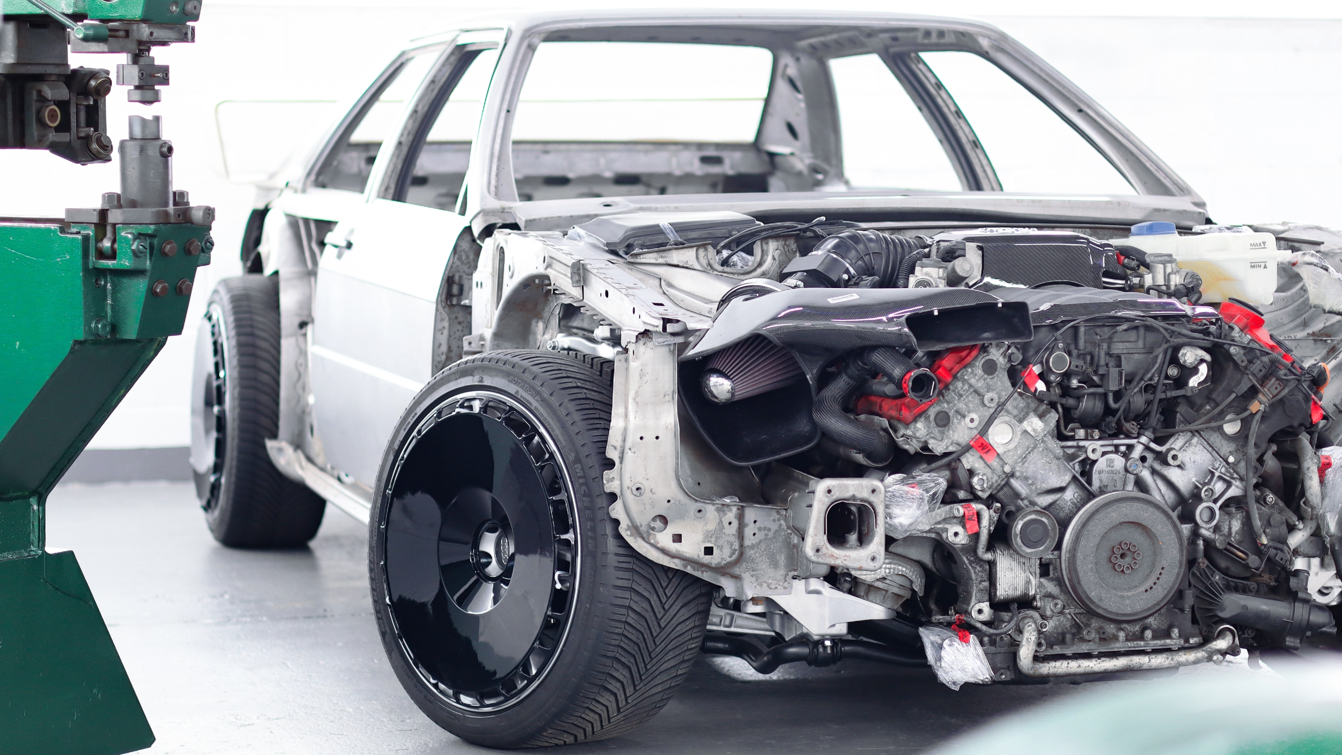Audacious IV Audi Quattro restomod front engine