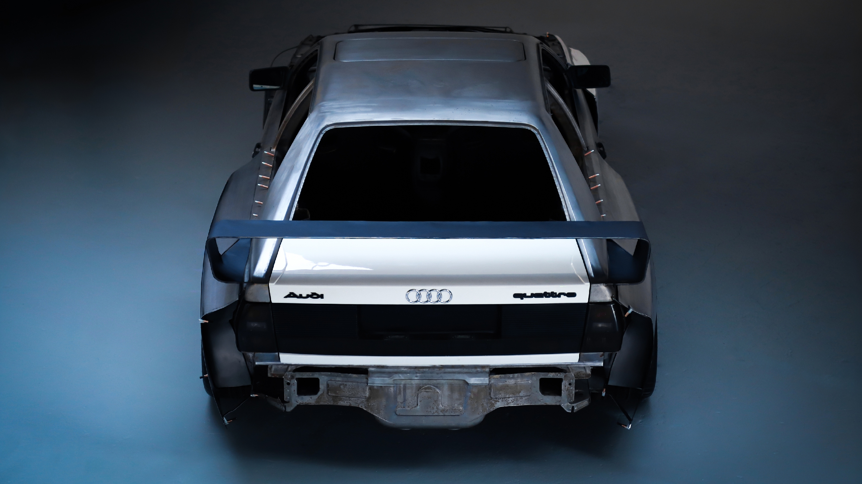 Audacious IV Audi Quattro restomod  rear render
