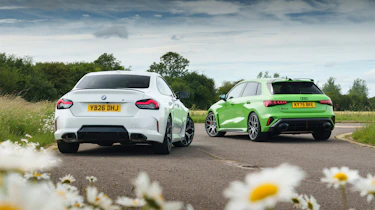 Audi RS3 and BMW M240
