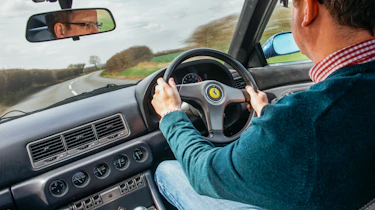 Ferrari 456 GT driving