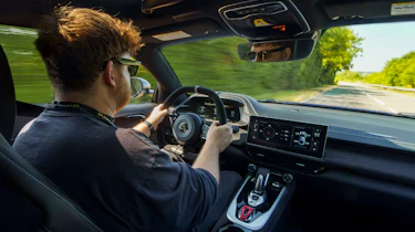Lotus Emira 420 Sport interior driving