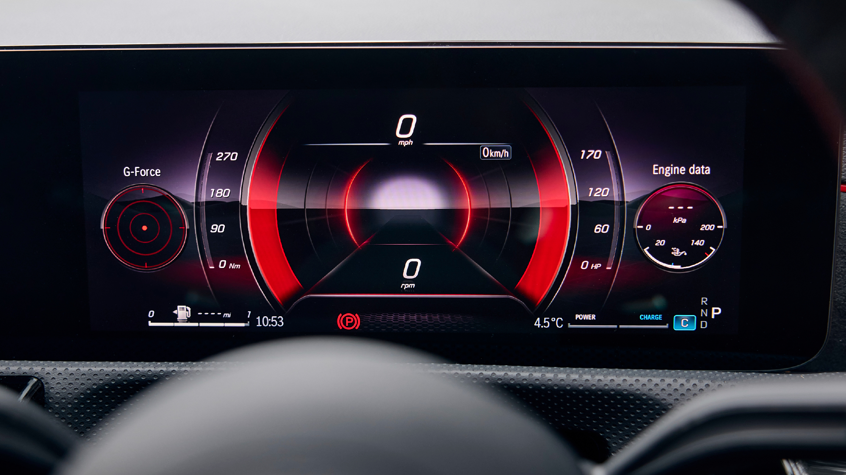 Mercedes-Benz A-class dials