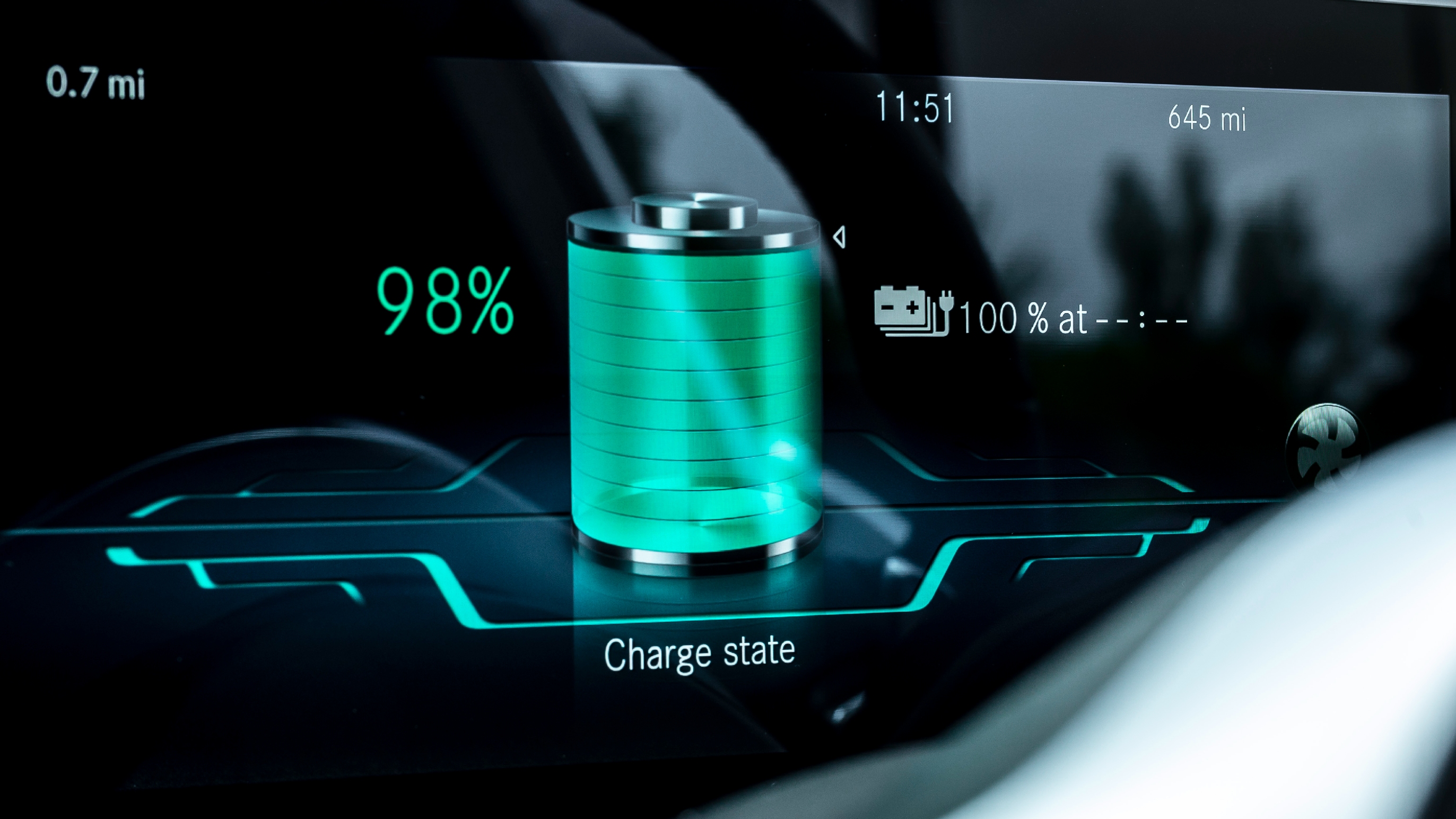 Mercedes-Benz A-class screen details