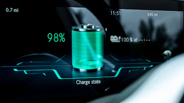Mercedes-Benz A-class screen details