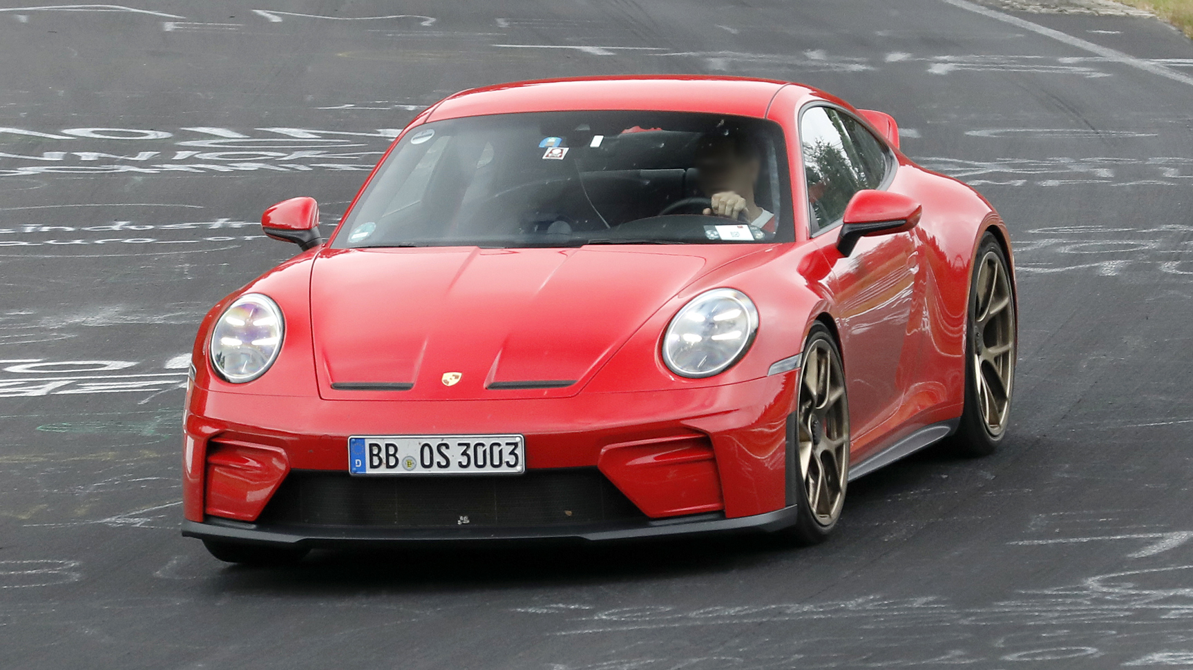 Porsche 911 GT3 Ducktail spies