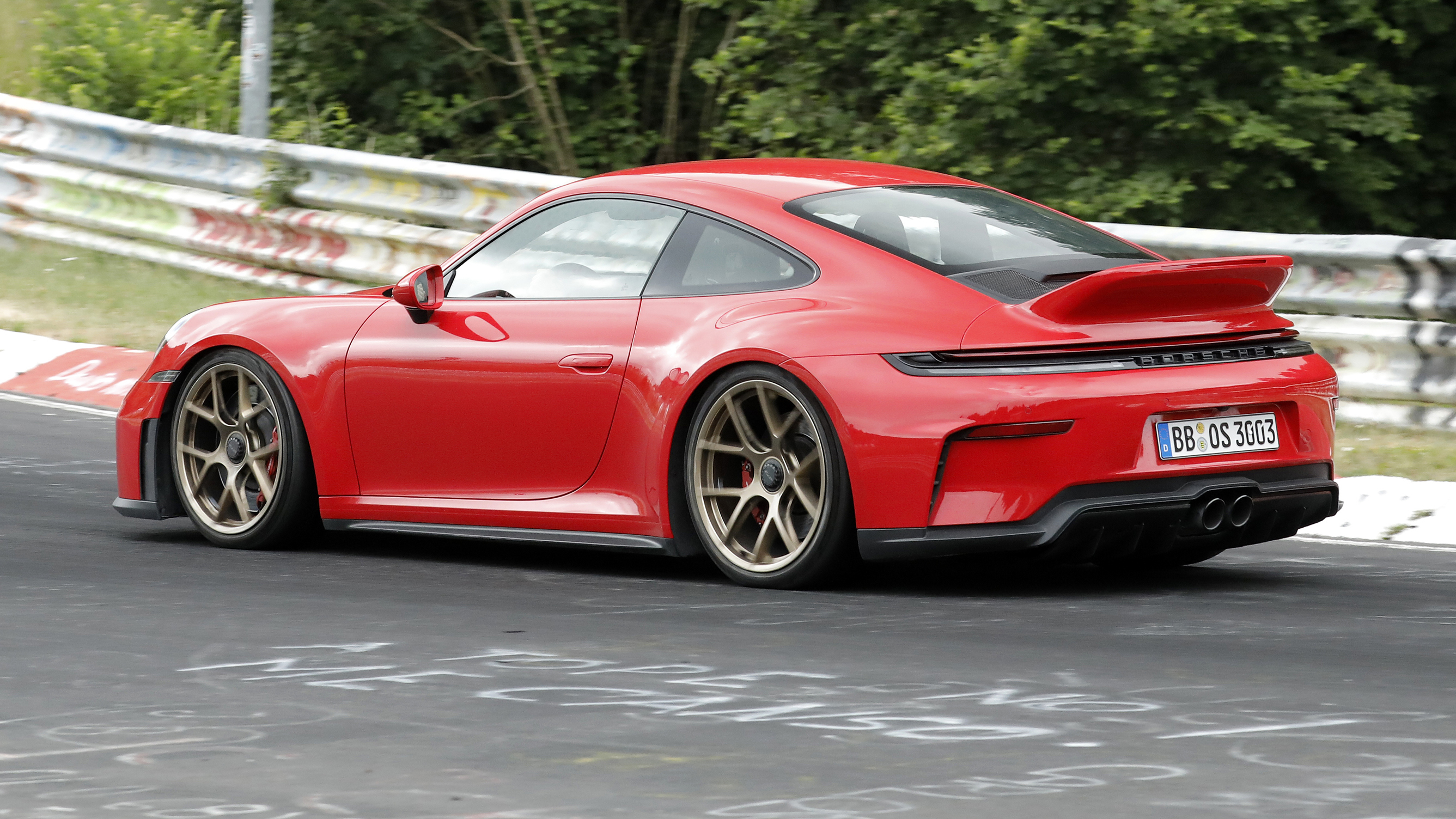 Porsche 911 GT3 Ducktail spies