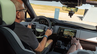 Range Rover Sport electric interior