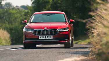 Skoda Superb review front