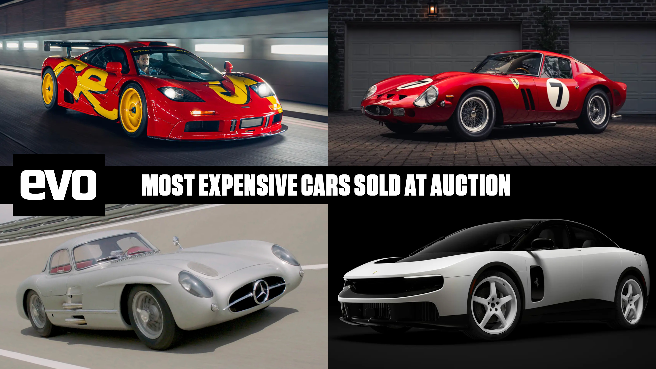 Most expensive cars sold at auction