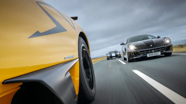 Lamborghini Murcielago SV, Ferrari 599 and Ford GT