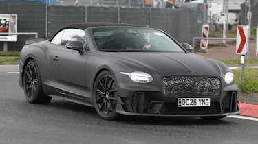 Bentley Supersports convertible spy shot