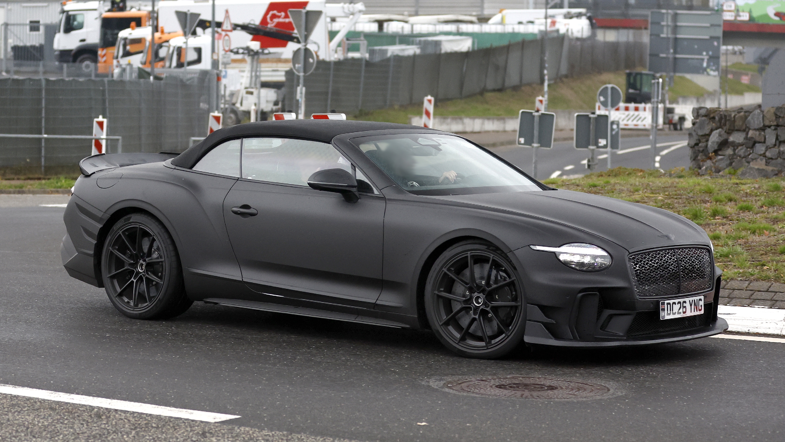 Bentley Supersports convertible spy shot