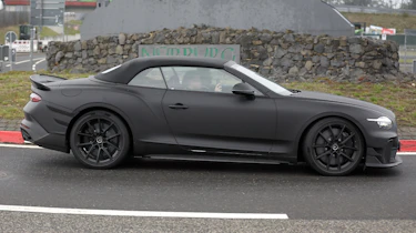 Bentley Supersports convertible spy shot