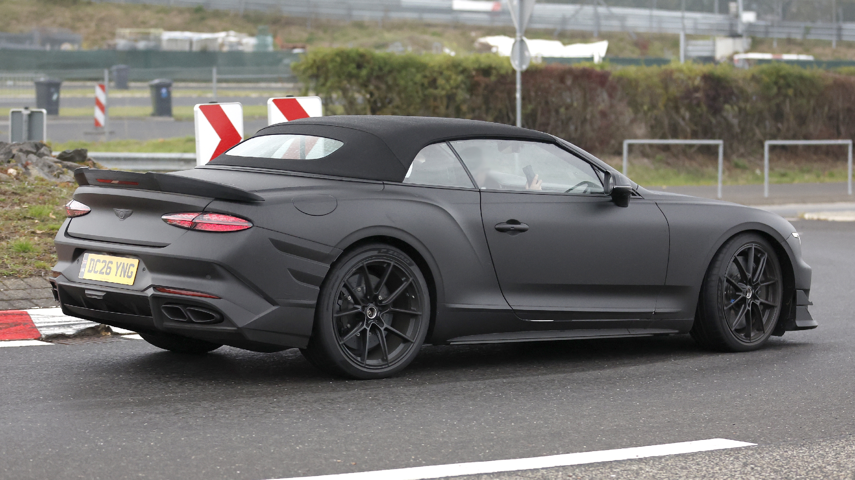 Bentley Supersports convertible spy shot