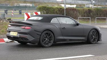 Bentley Supersports convertible spy shot