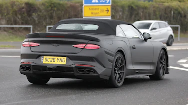 Bentley Supersports convertible spy shot