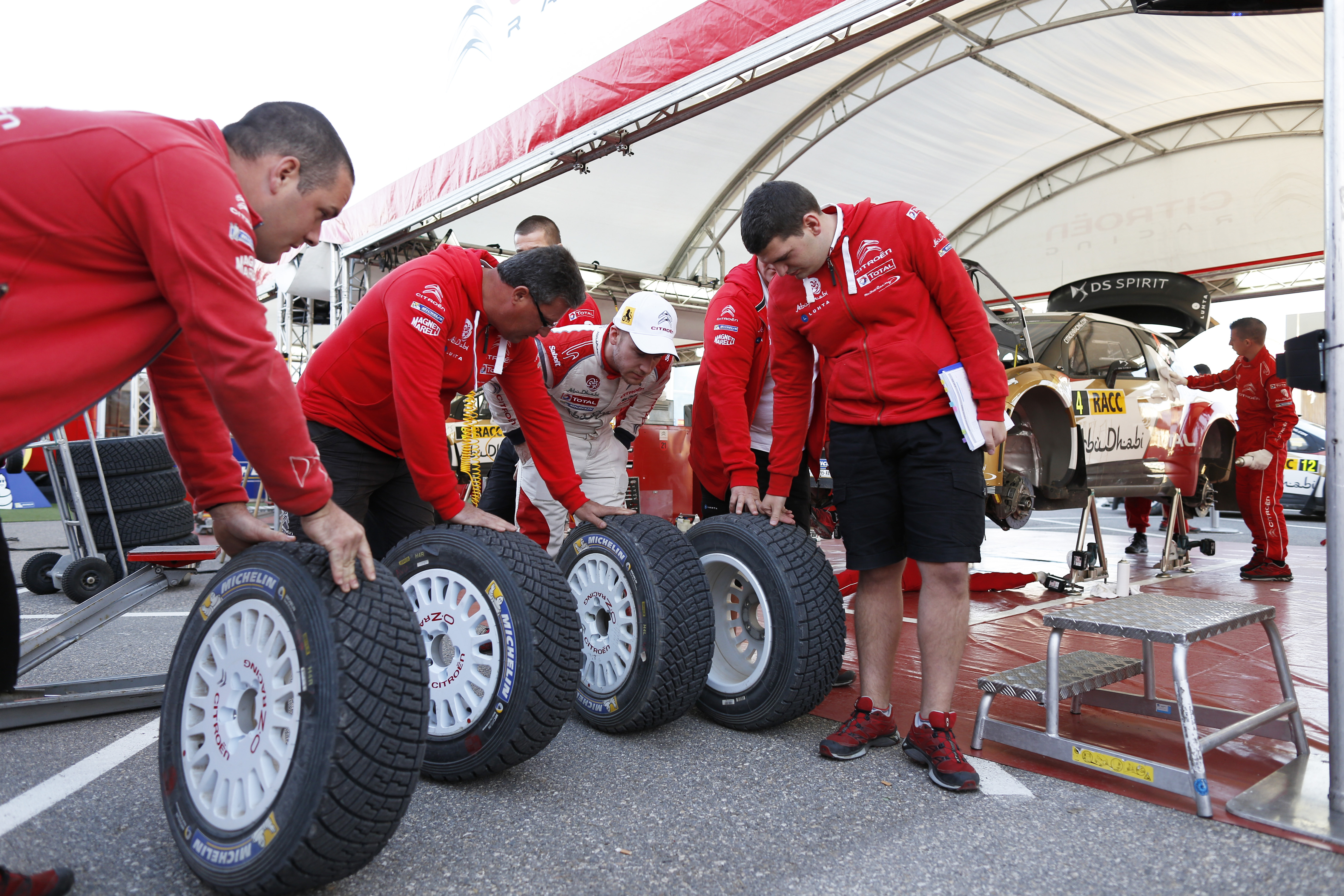 WRC Spain Ostberg tyres