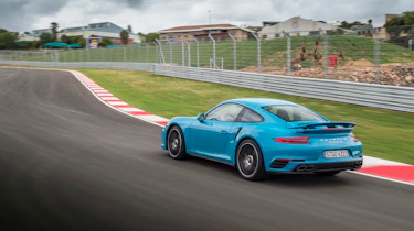 991.2 Porsche 911 Turbo S - rear driving shot 2
