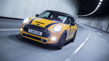 Mini Cooper S front 3/4 night