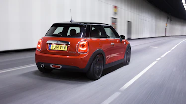 Mini Cooper D rear 3/4 night