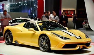 Ferrari 458 Speciale Aperta at the Paris motor show