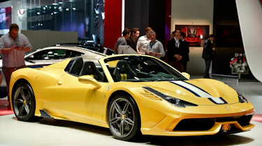 Ferrari 458 Speciale Aperta at the Paris motor show