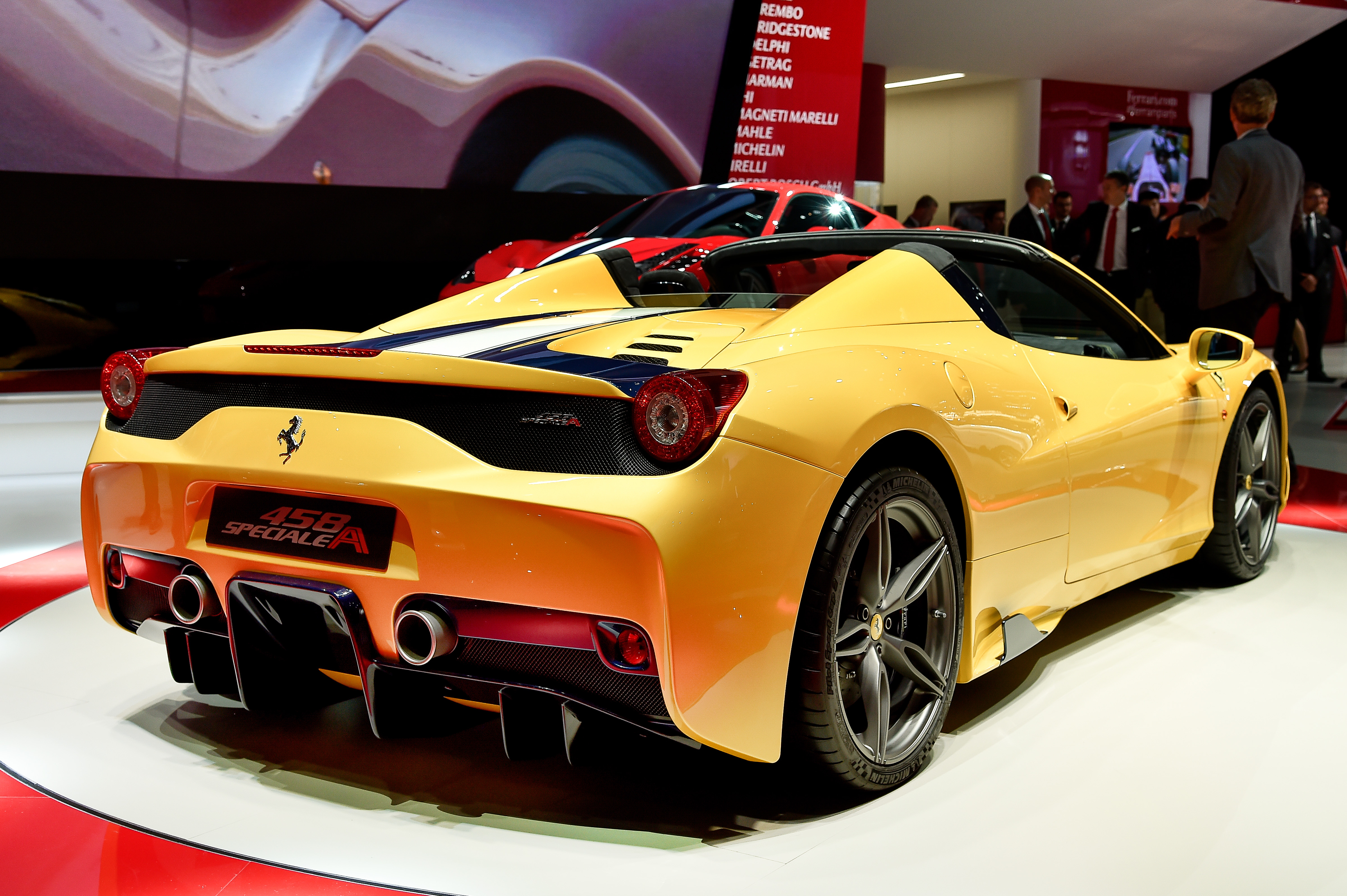 Ferrari 458 Speciale Aperta at the Paris motor show