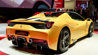 Ferrari 458 Speciale Aperta at the Paris motor show