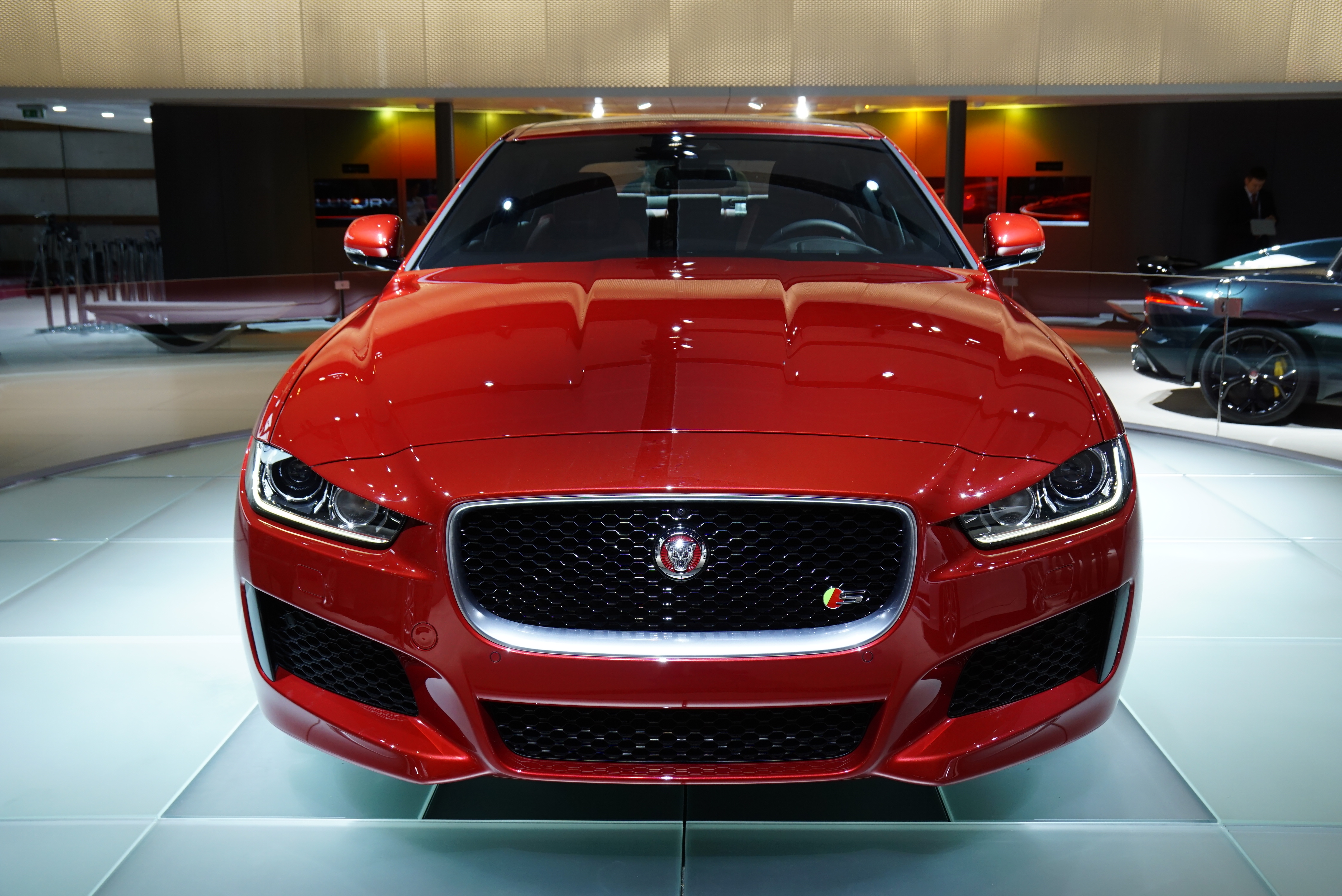 Jaguar XE front end