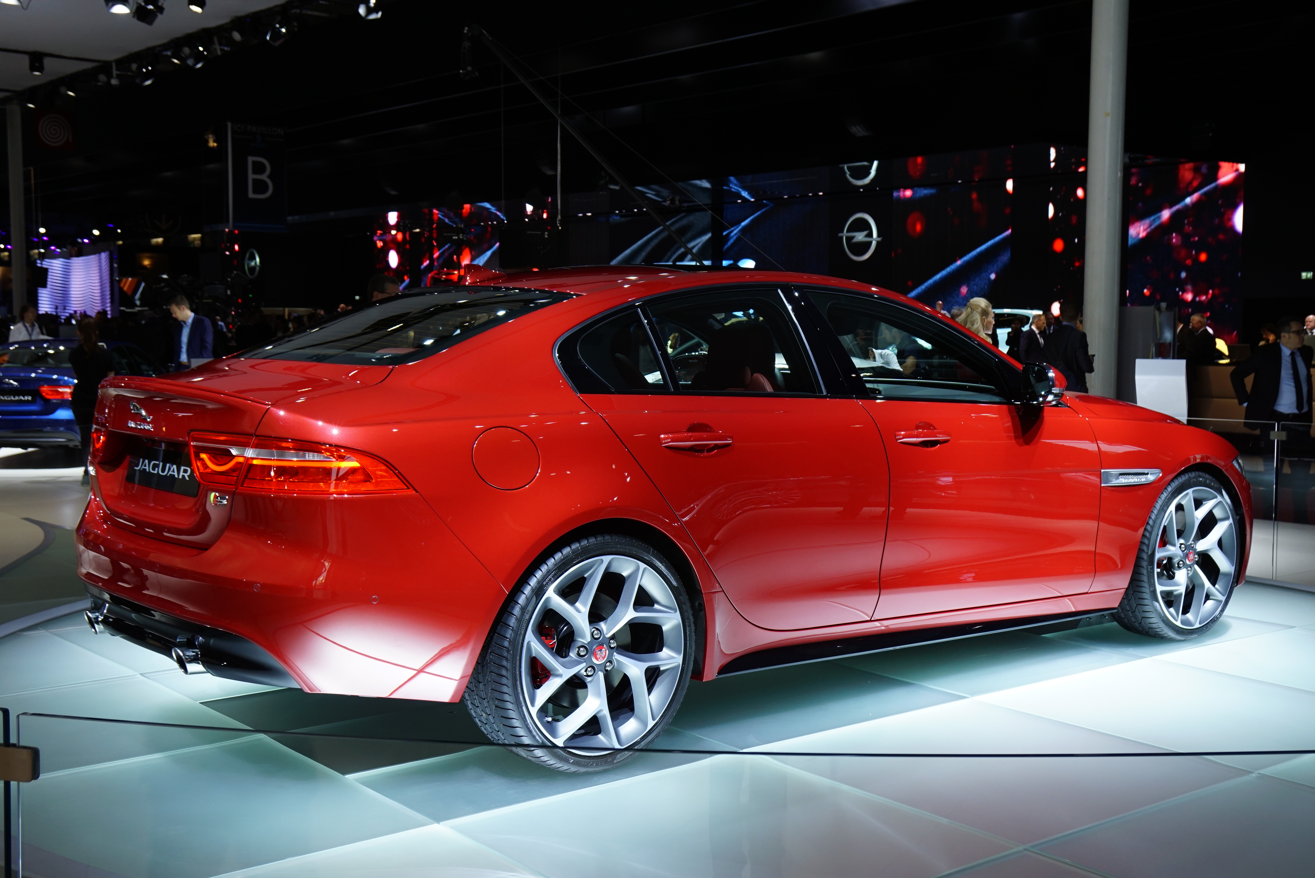 Jaguar XE rear shot