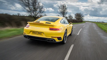 991.2 Porsche 911 Turbo S - rear tracking