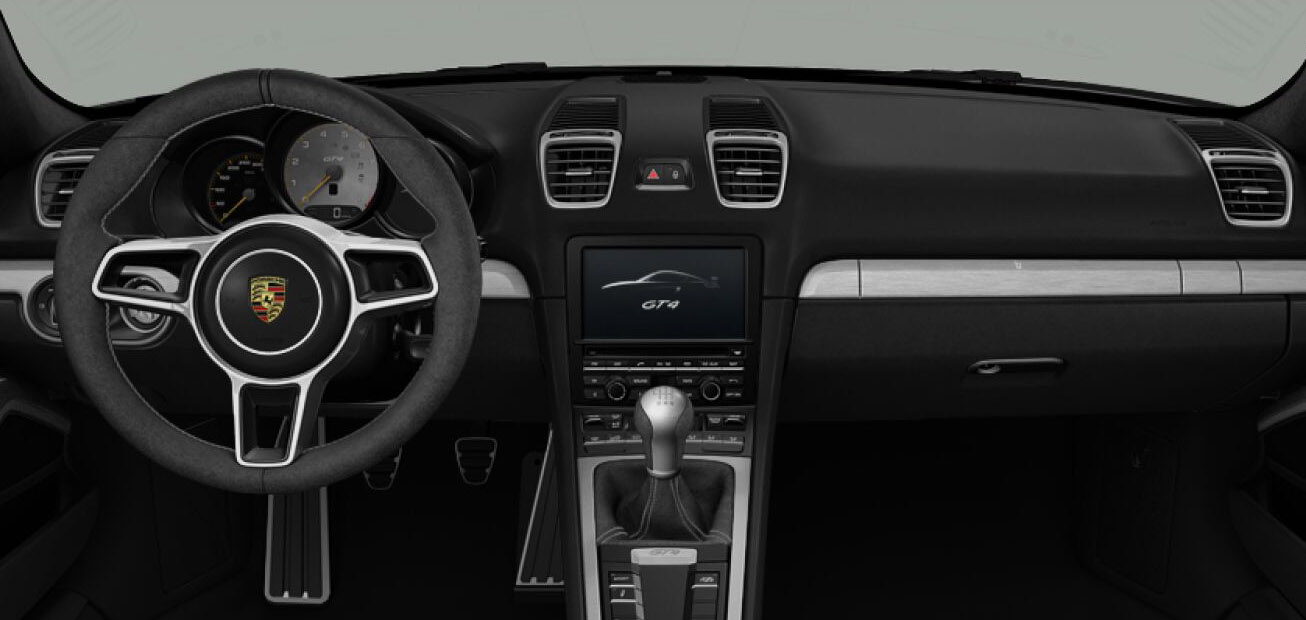 Porsche Cayman GT4 configurator