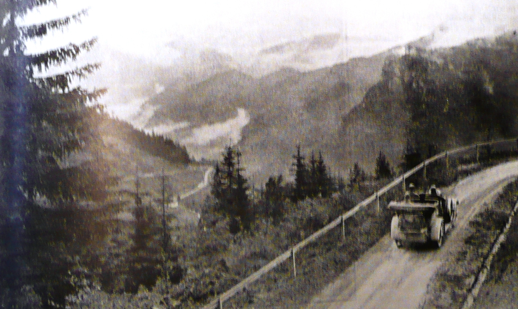 Climbing a typical Alpine pass