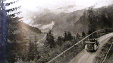 Climbing a typical Alpine pass
