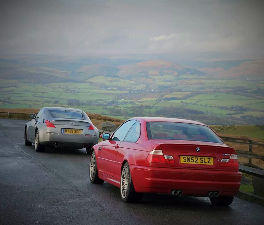 Nissan 350Z and BMW M3 (E46)
