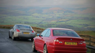Nissan 350Z and BMW M3 (E46)