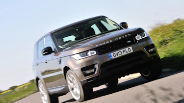 Range Rover Sport cornering
