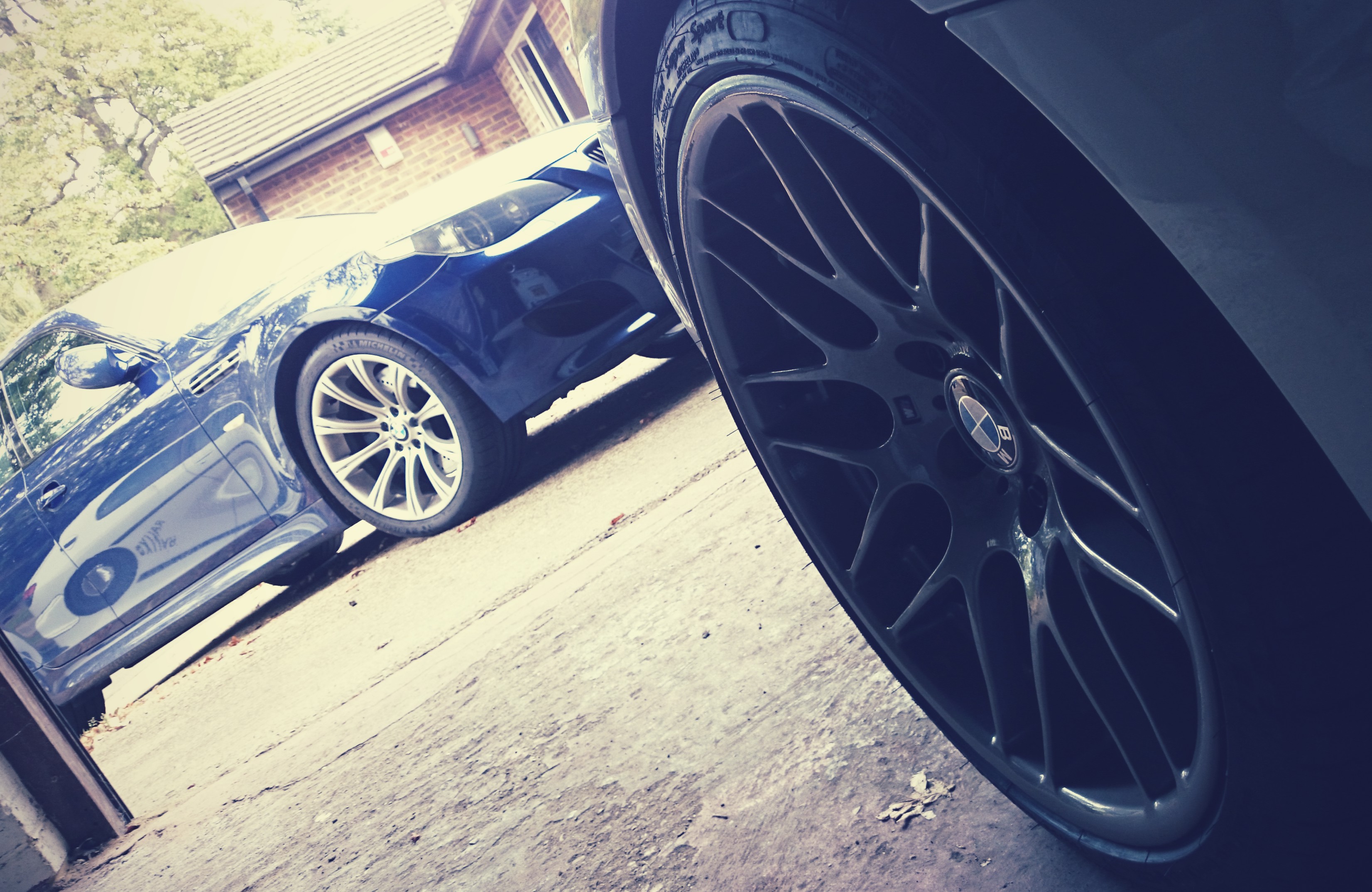 New Michelin tyres on the Z4M Coupe