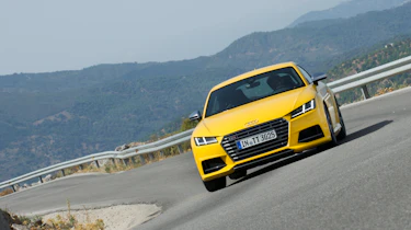 Audi TT S cornering