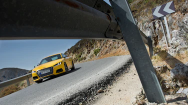 Audi TT S cornering