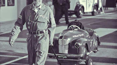 Pedal car mechanic by Rob Overy (@robertovery)