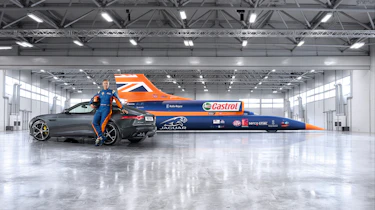 Jaguar F-type R AWD and Bloodhound SSC
