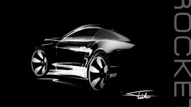Galpin Fisker Rocket sketch
