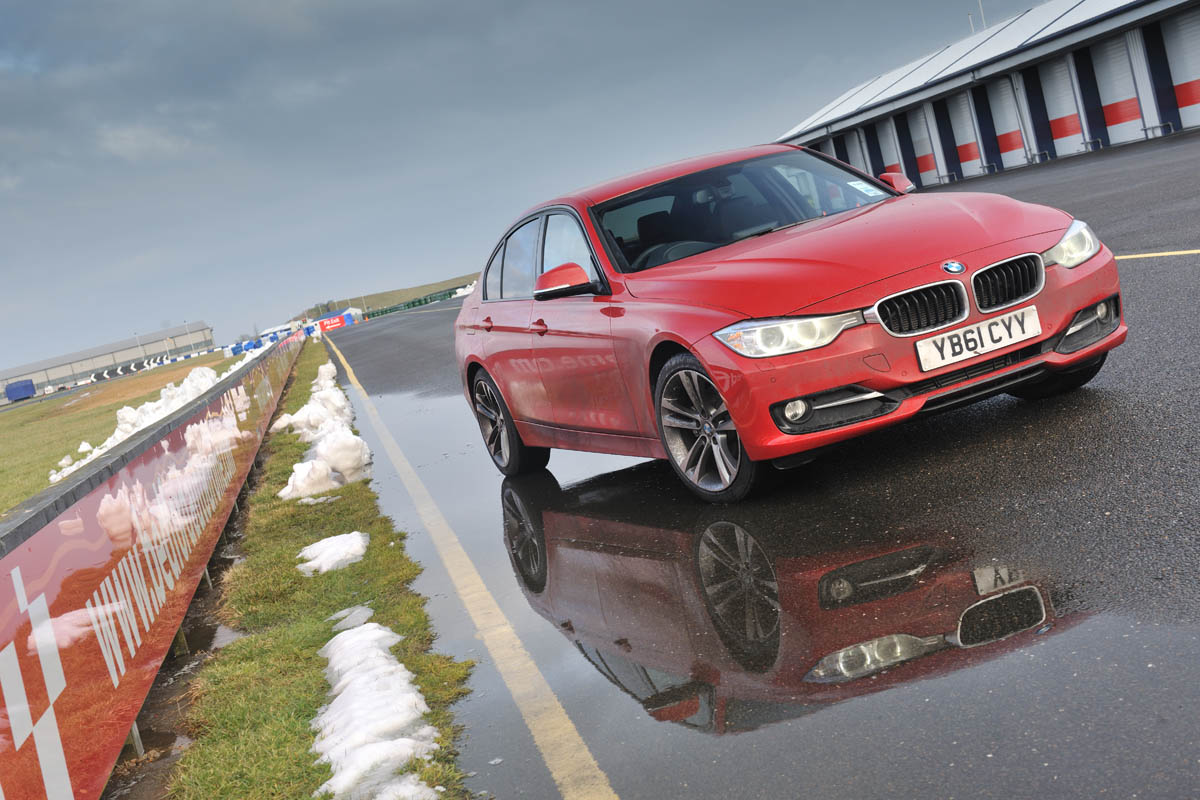 BMW 320d 3-series on track