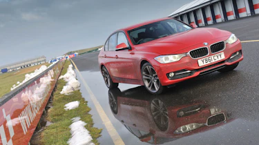 BMW 320d 3-series on track