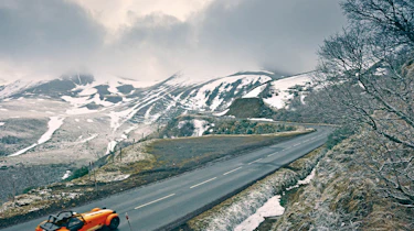 Caterham Supersports to the snow
