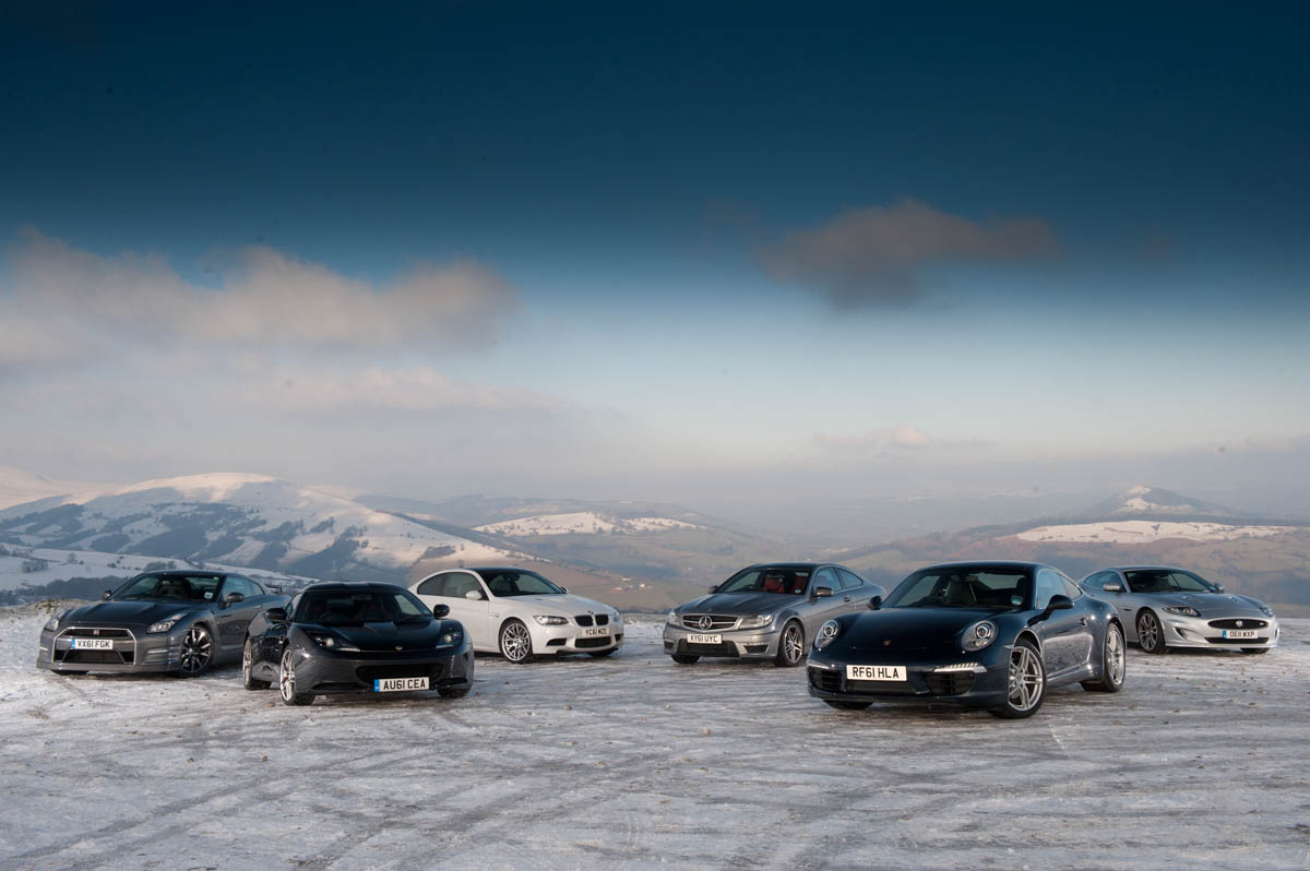2012 Porsche 911 Carrera versus its rivals